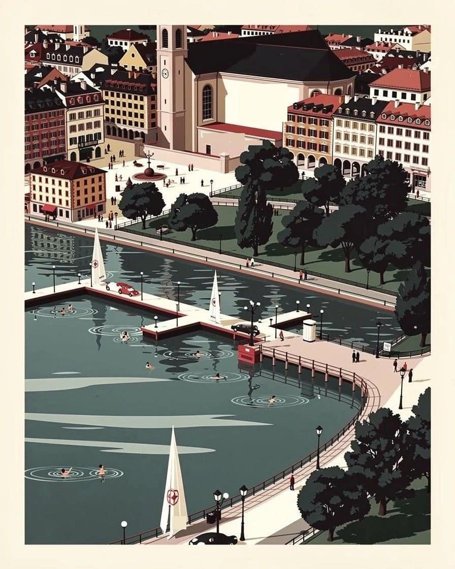 Se baigner à Genève : plages, bains publics et qualité de l'eau, lieu par lieu